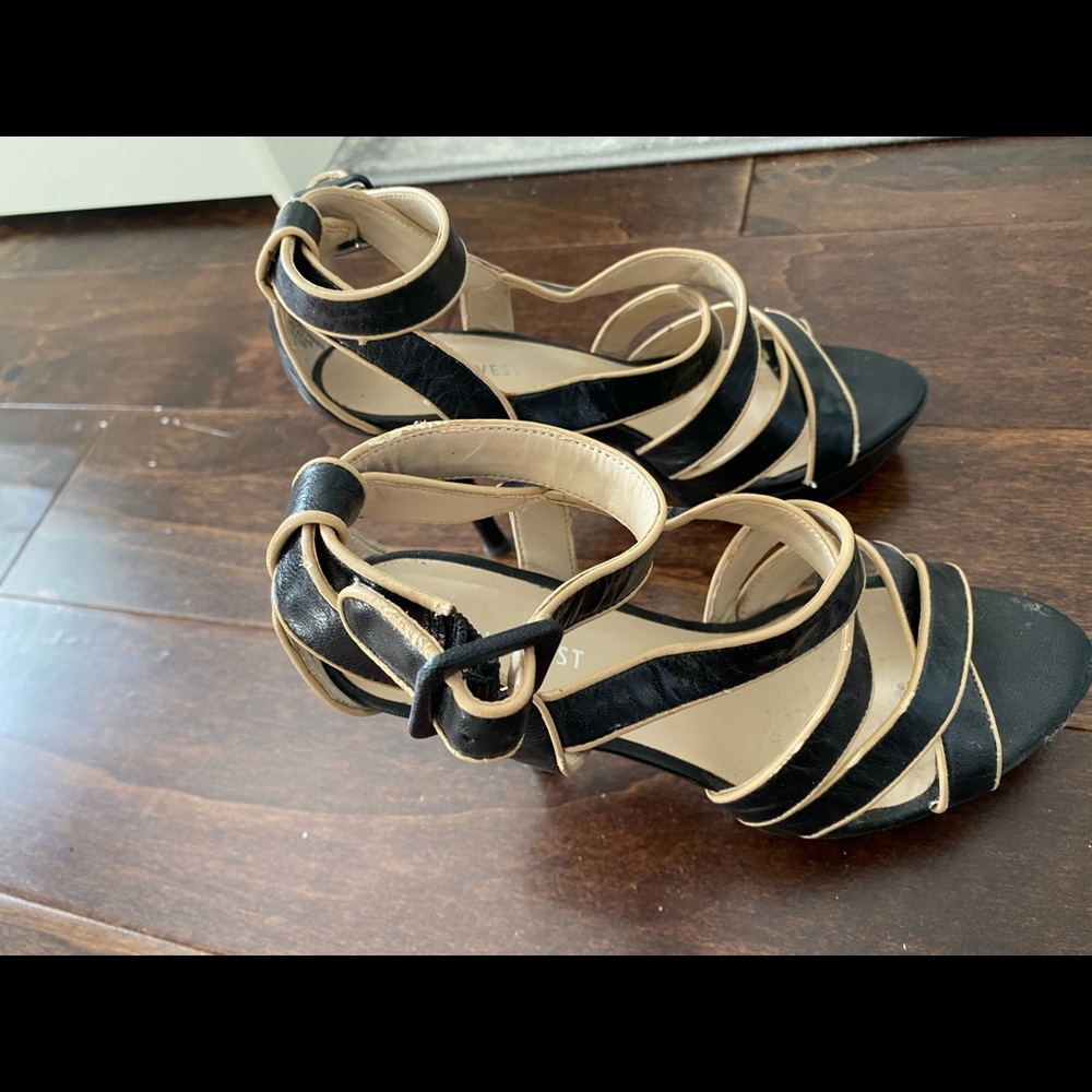 Nine West strappy heels